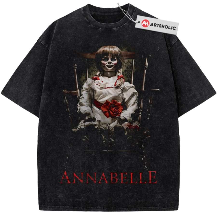 Alternative view of Annabelle Shirt, Halloween Shirt, Horror Shirt, Vintage T-Shirt