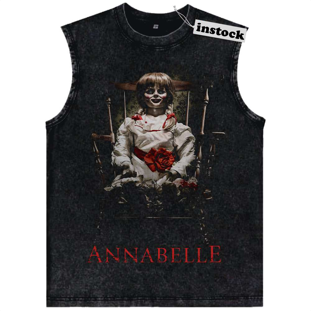 Annabelle Tank Top, Halloween Tank Top, Horror Tank Top, Vintage Tank Top