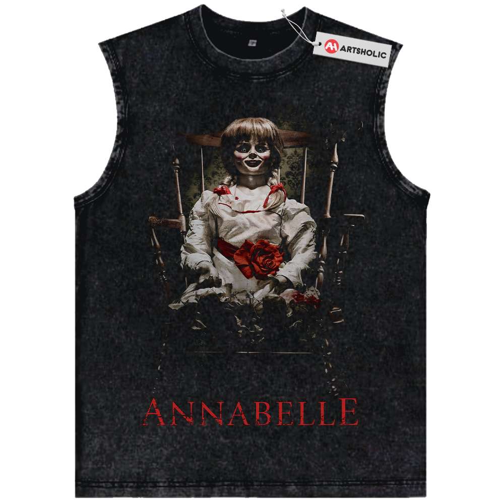 Annabelle Tank Top, Halloween Tank Top, Horror Tank Top, Vintage Tank Top