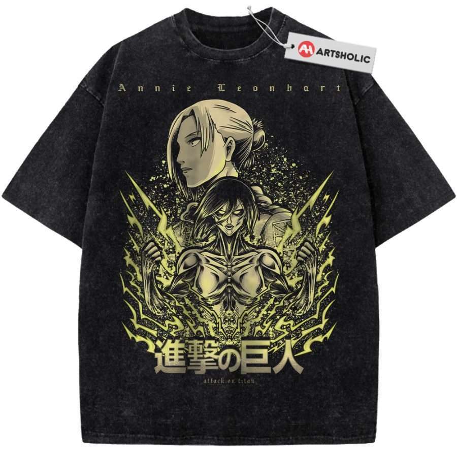 Alternative view of Annie Leonhart Shirt, Attack on Titan Shirt, Vintage Tee