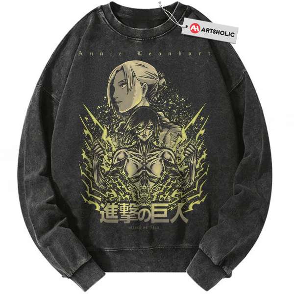 Annie Leonhart Sweatshirt, Attack on Titan Sweatshirt, Vintage Sweatshirt