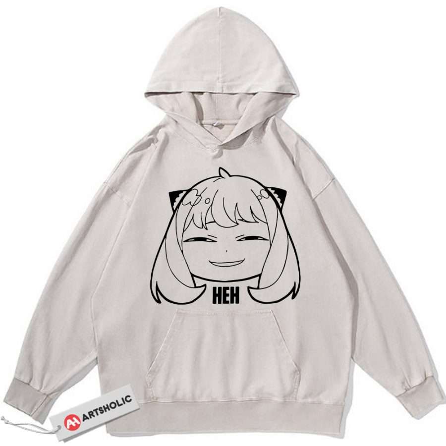 Alternative view of Anya Forger Hoodie, Spy x Family Hoodie, Anime Hoodie, Vintage Hoodie