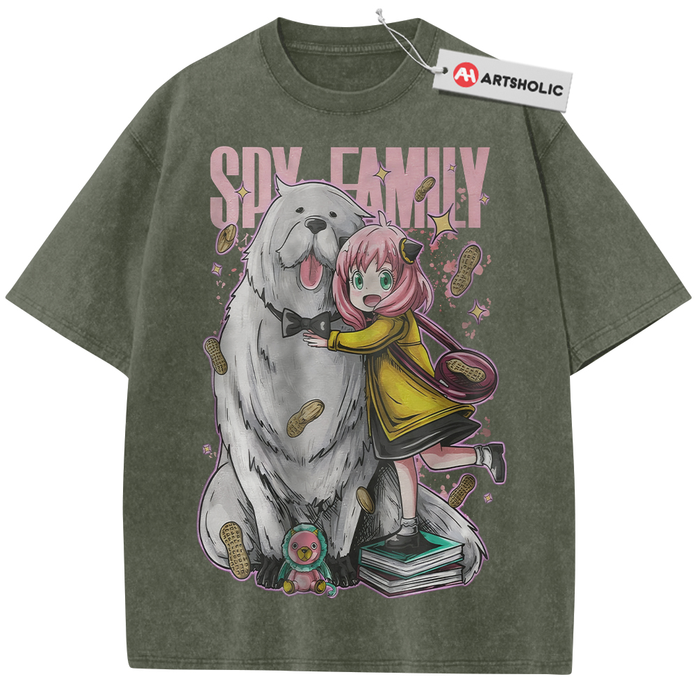 Alternative view of Anya Forger Shirt, Bond Forger Shrit, Spy x Family Shirt, Anime Shirt, Vintage Tee