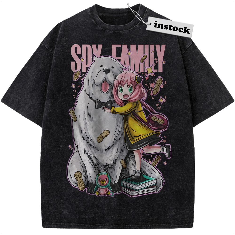 Anya Forger Shirt, Bond Forger Shrit, Spy x Family Shirt, Anime Shirt, Vintage Tee