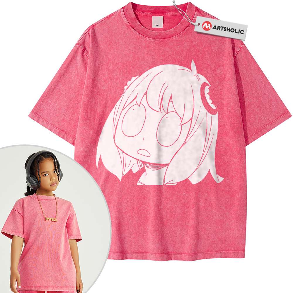 Anya Forger Shirt For Kids, Spy x Family Shirt For Kids, Anime Shirt For Kids, Vintage Tee For Kids