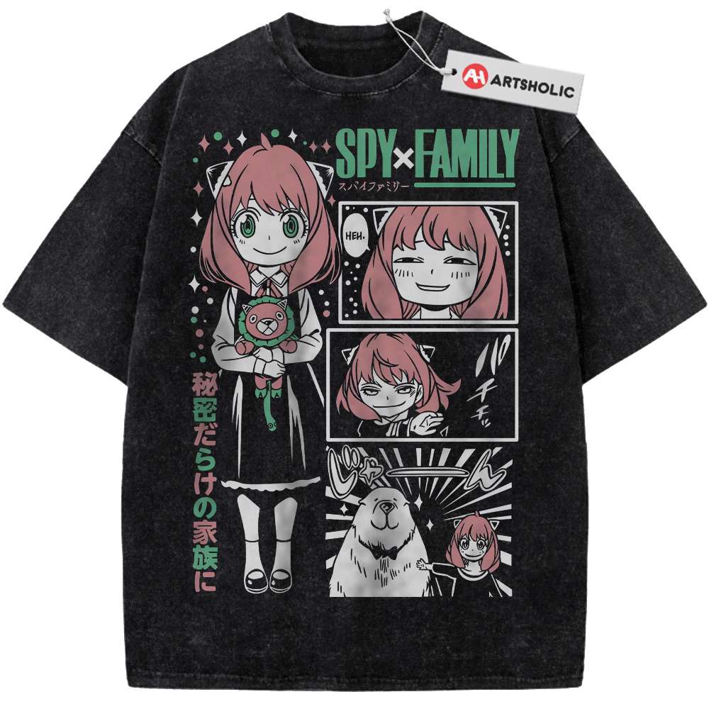 Anya Forger Shirt, Spy x Family Shirt, Anime Shirt, Vintage T-Shirt