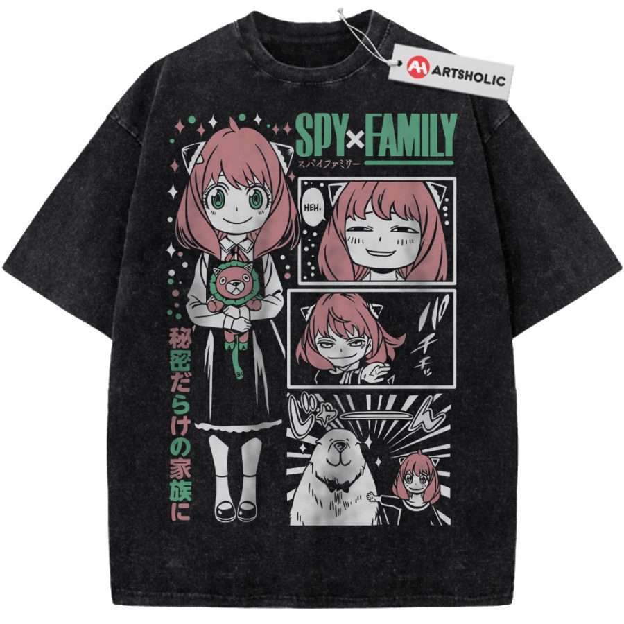 Alternative view of Anya Forger Shirt, Spy x Family Shirt, Anime Shirt, Vintage T-Shirt