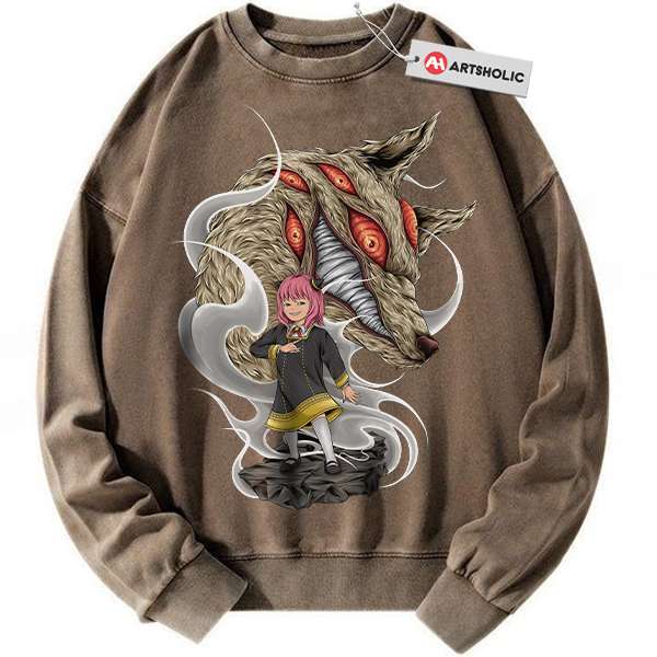 Alternative view of Anya Forger Sweatshirt, Spy x Family Sweatshirt, Anime Sweatshirt, Vintage Sweater