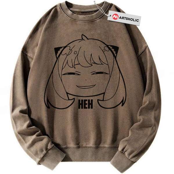 Alternative view of Anya Forger Sweatshirt, Spy x Family Sweatshirt, Anime Sweatshirt, Vintage Sweater