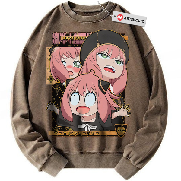Alternative view of Anya Forger Sweatshirt, Spy x Family Sweatshirt, Anime Sweatshirt, Vintage Sweater
