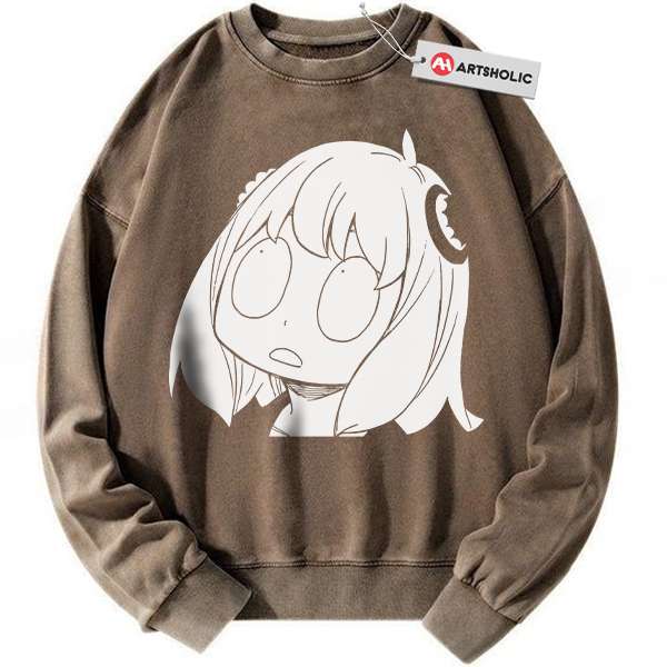 Alternative view of Anya Forger Sweatshirt, Spy x Family Sweatshirt, Anime Sweatshirt, Vintage Sweater