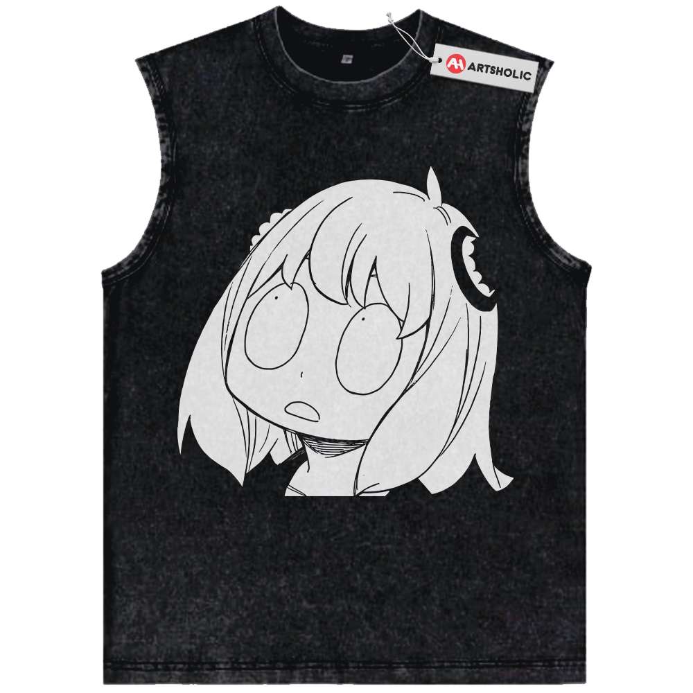 Anya Forger Tank Top, Spy x Family Tank Top, Anime Tank Top, Vintage Tank Top