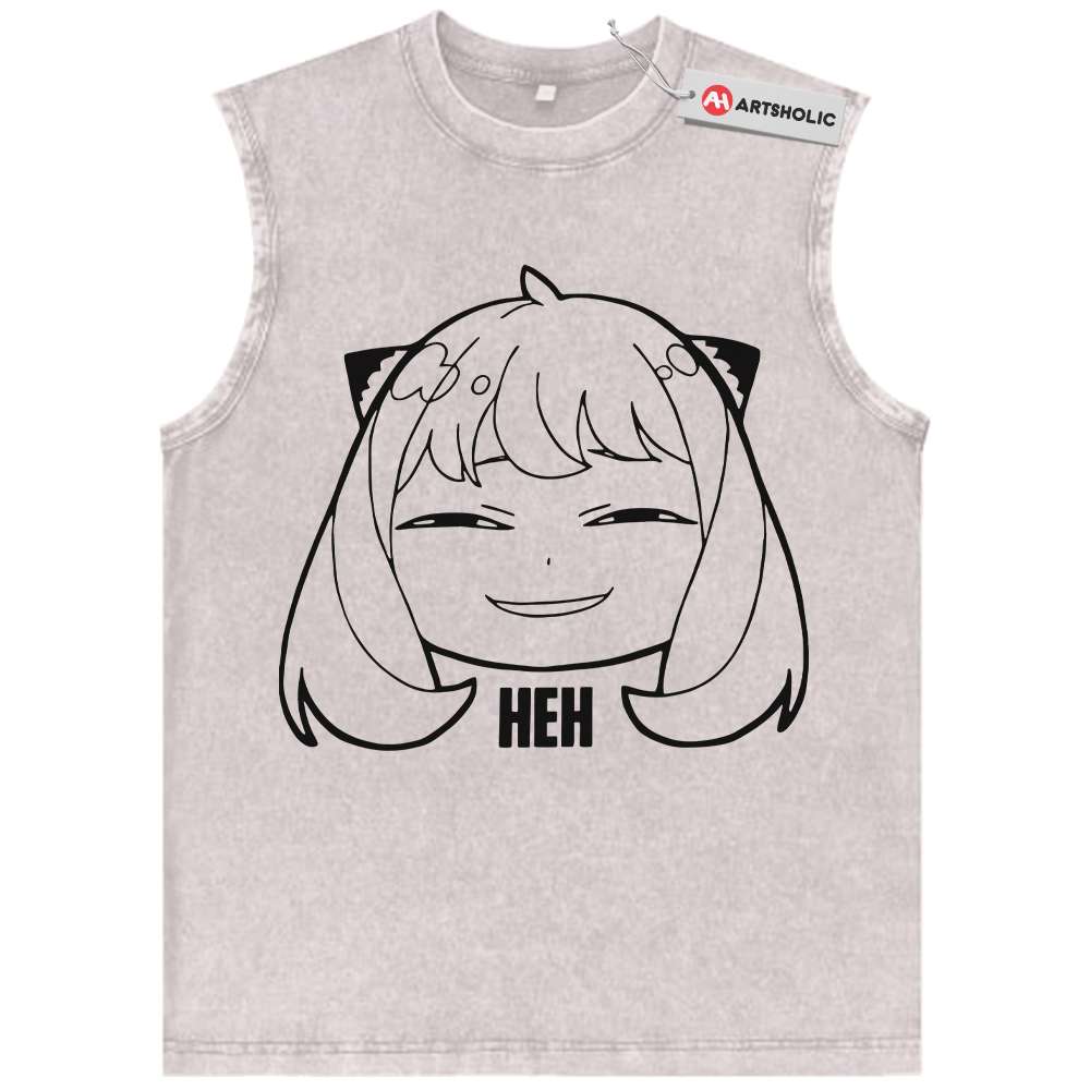 Anya Forger Tank Top, Spy x Family Tank Top, Anime Tank Top, Vintage Tank Top