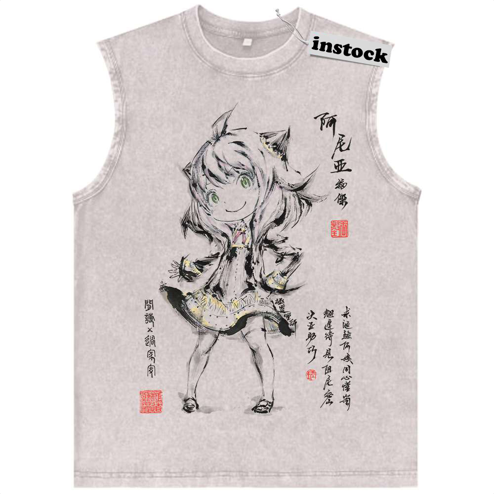 Anya Forger Tank Top, Spy x Family Tank Top, Anime Tank Top, Vintage Tank Top