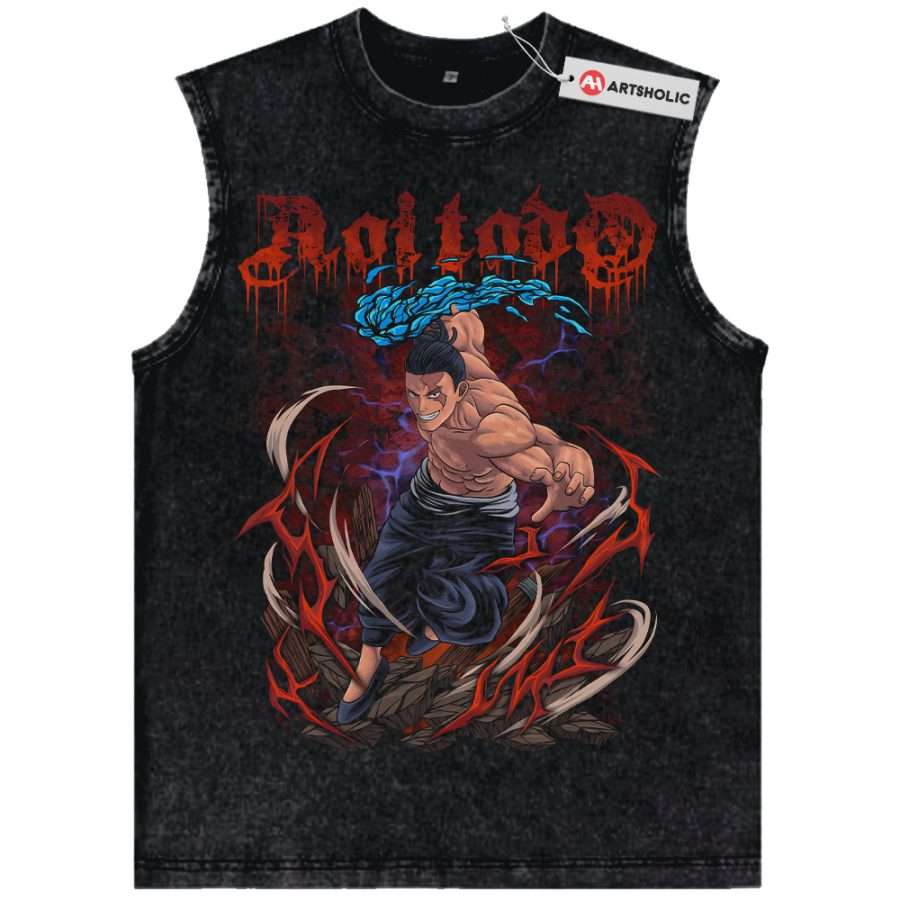 Alternative view of Aoi Todo Tank Top, Jujutsu Kaisen Tank Top, Anime Tank Top, Vintage Tank Top