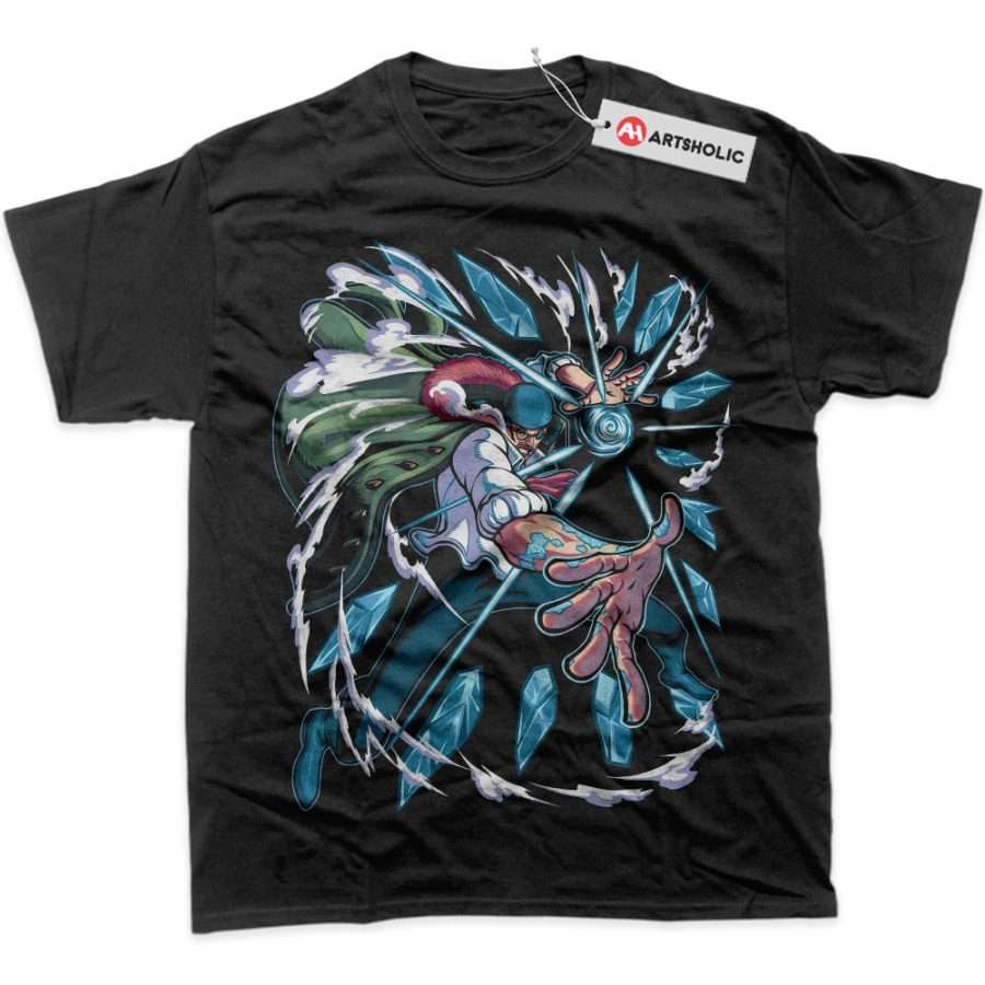 Alternative view of Aokiji - Kuzan Shirt, One Piece Shirt, Anime Shirt, Graphic T-Shirt