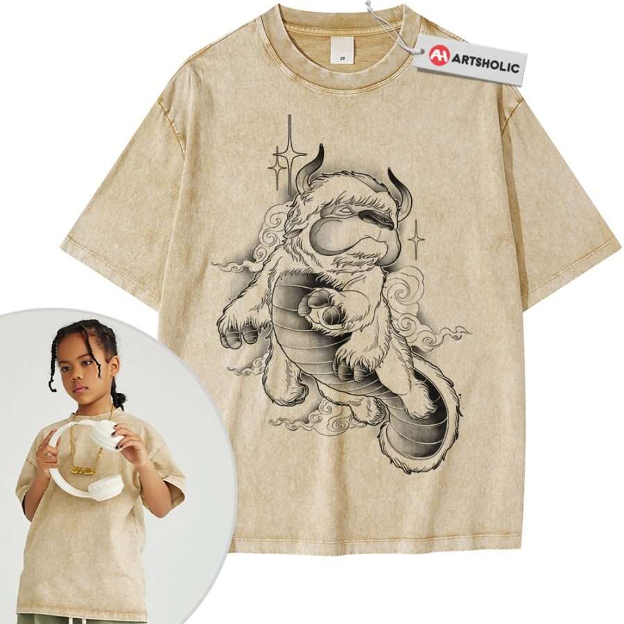 Alternative view of Appa Shirt For Kids, Avatar the Last Airbender Shirt For Kids, Animated Shirt For Kids, Vintage Tee For Kids