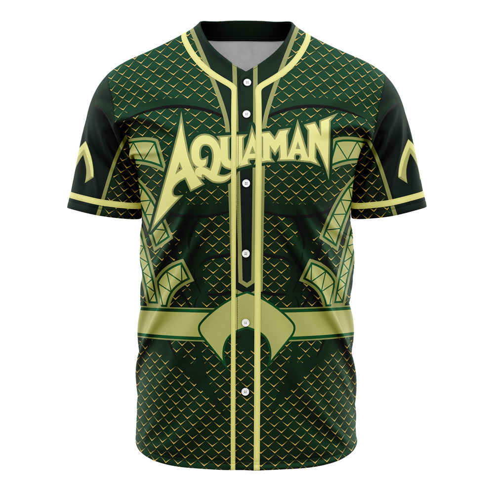 Aquaman DC Comics Custom Baseball Jersey - Otaku Hall