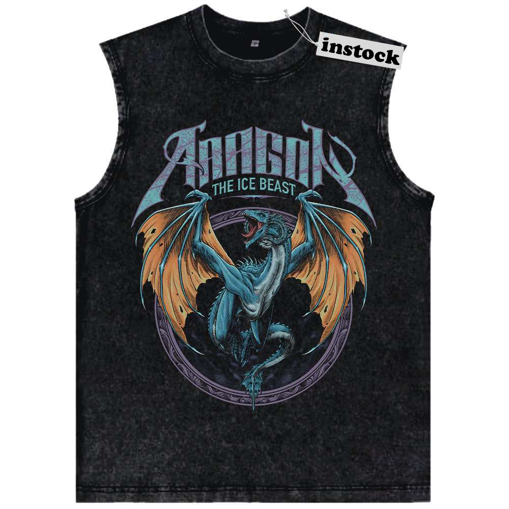 Aragon Dragon Tank Top, House Of The Dragon Tank Top, Game Of Thrones Tank Top, Movie Tank Top, Vintage Tank Top