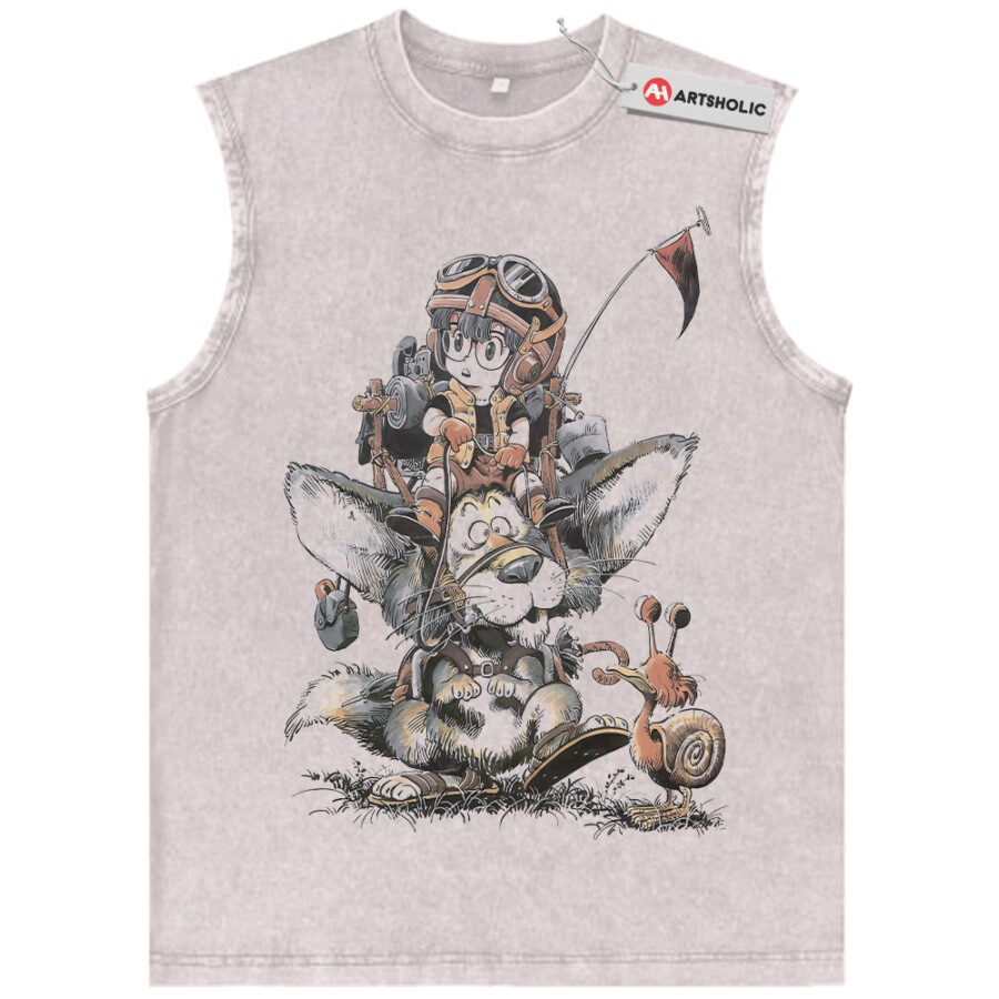 Alternative view of Arale Norimaki Tank Top, Dr Slump Tank Top, Anime Tank Top, Vintage Tank Top