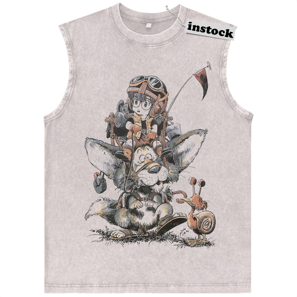 Arale Norimaki Tank Top, Dr Slump Tank Top, Anime Tank Top, Vintage Tank Top