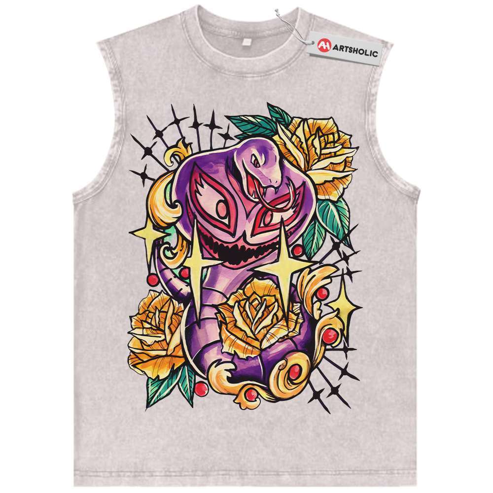 Alternative view of Arbok Tank Top, Pokemon Tank Top, Anime Tank Top, Vintage Tank Top