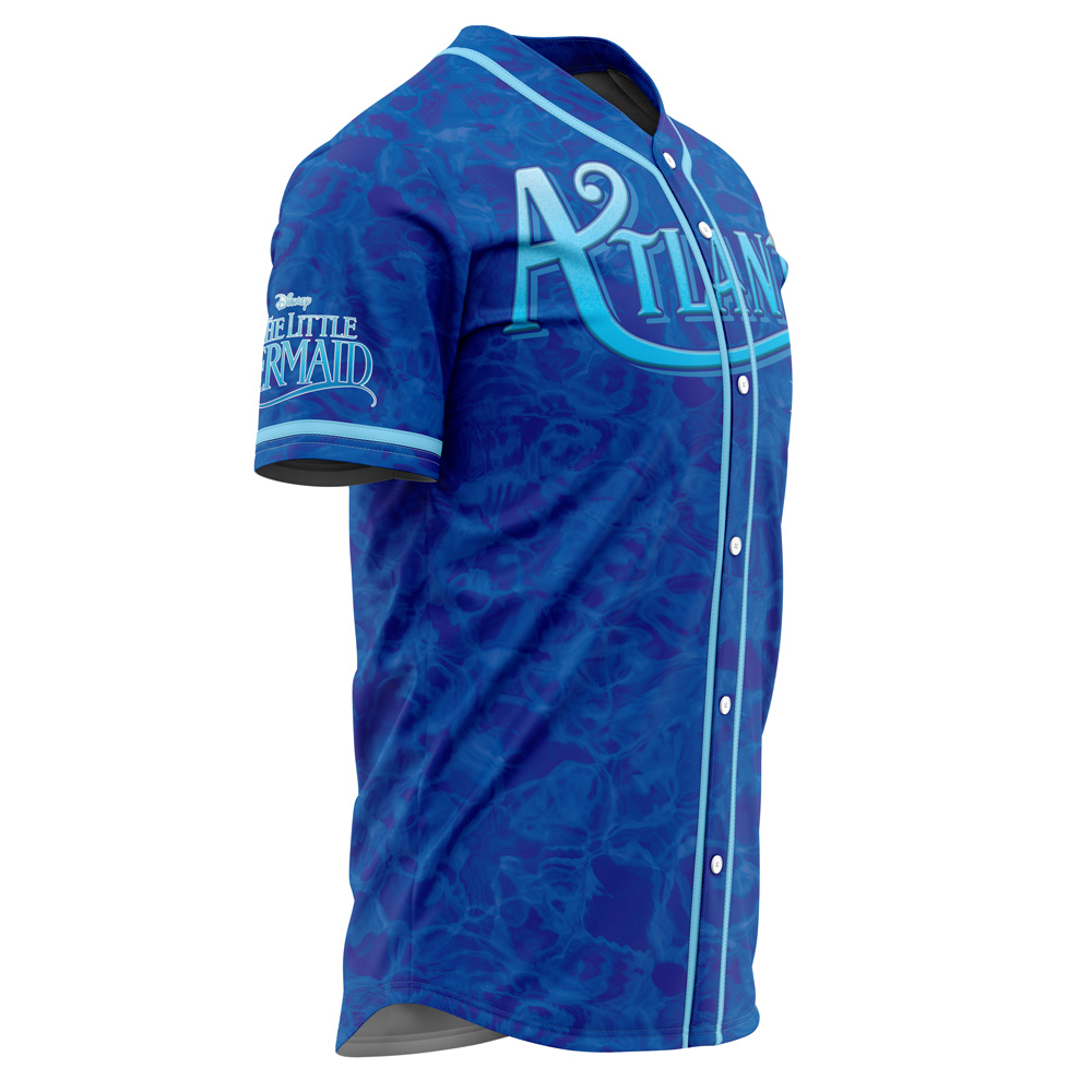 Alternative view of Ariel V2 Disney Custom Baseball Jersey - Otaku Hall