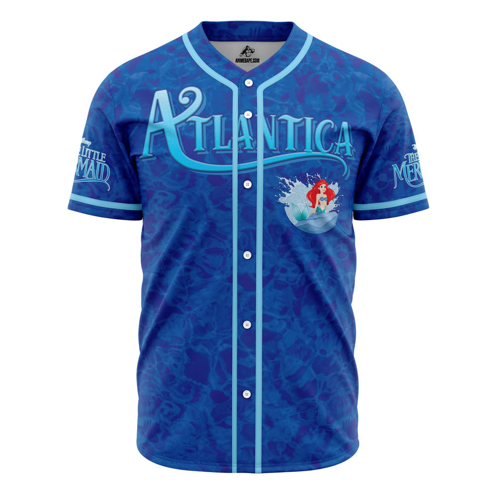 Ariel V2 Disney Custom Baseball Jersey - Otaku Hall