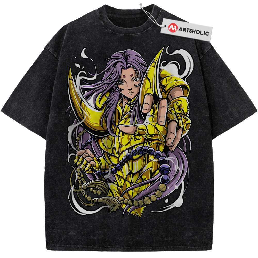 Aries Mu Shirt, Saint Seiya Shirt, Anime Shirt, Vintage Tee