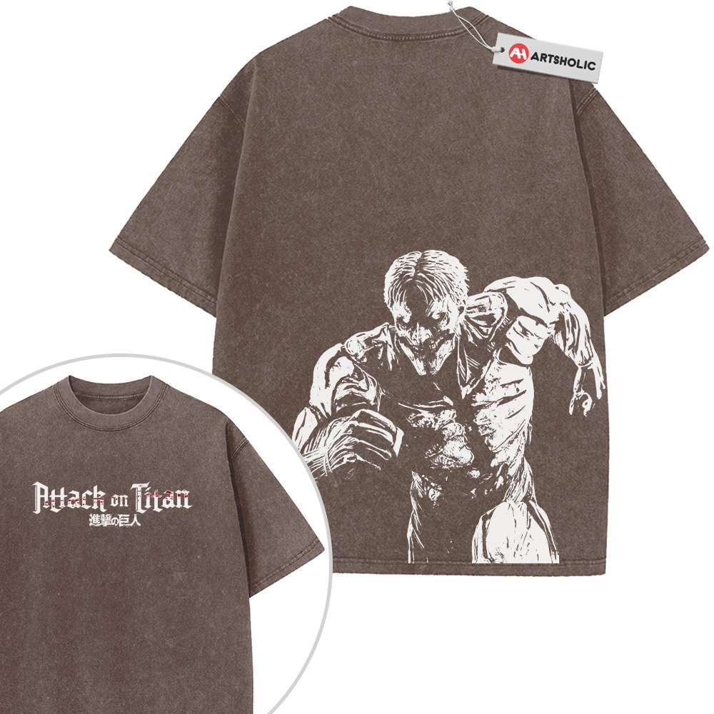 Armored Titan Shirt, Attack on Titan Shirt, AOT Shirt, Anime Shirt, Vintage T-Shirt 2-Sided