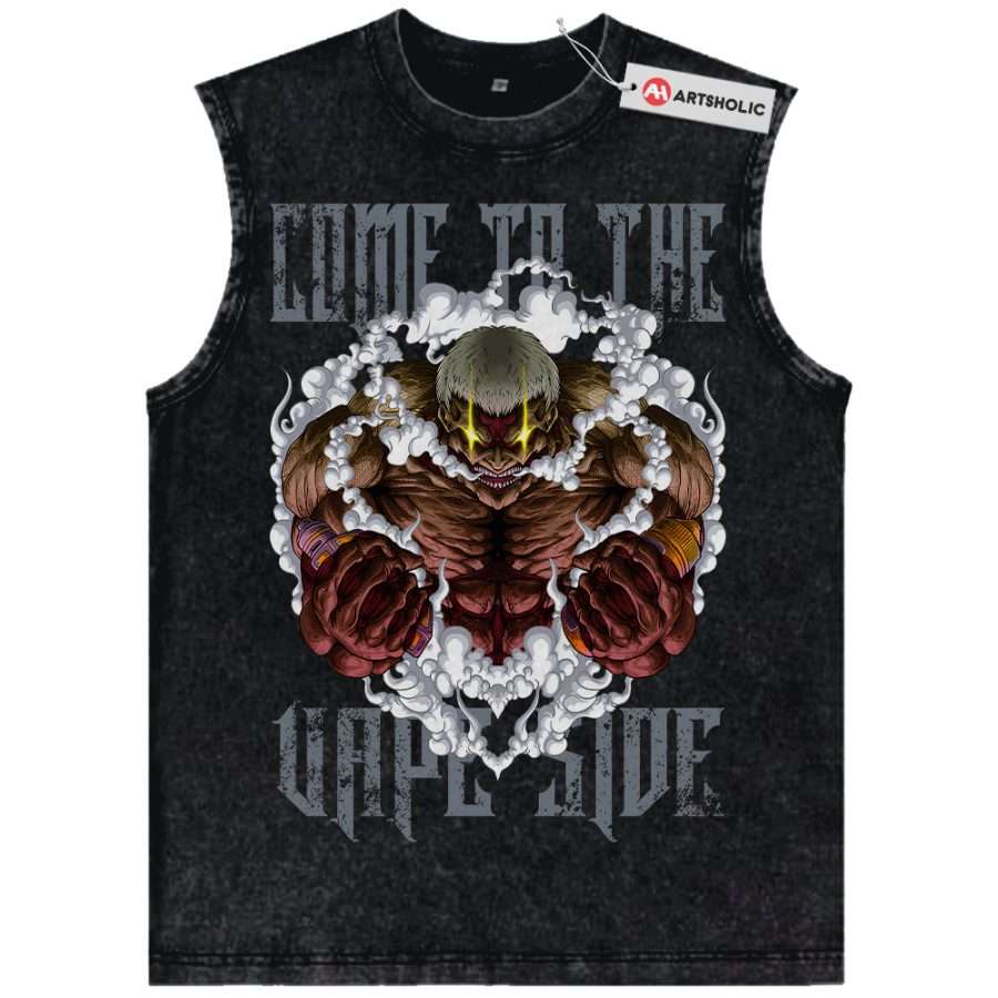 Alternative view of Armored Titan Tank Top, Attack On Titan Tank Top, AOT Tank Top, Anime Tank Top, Vintage Tank Top