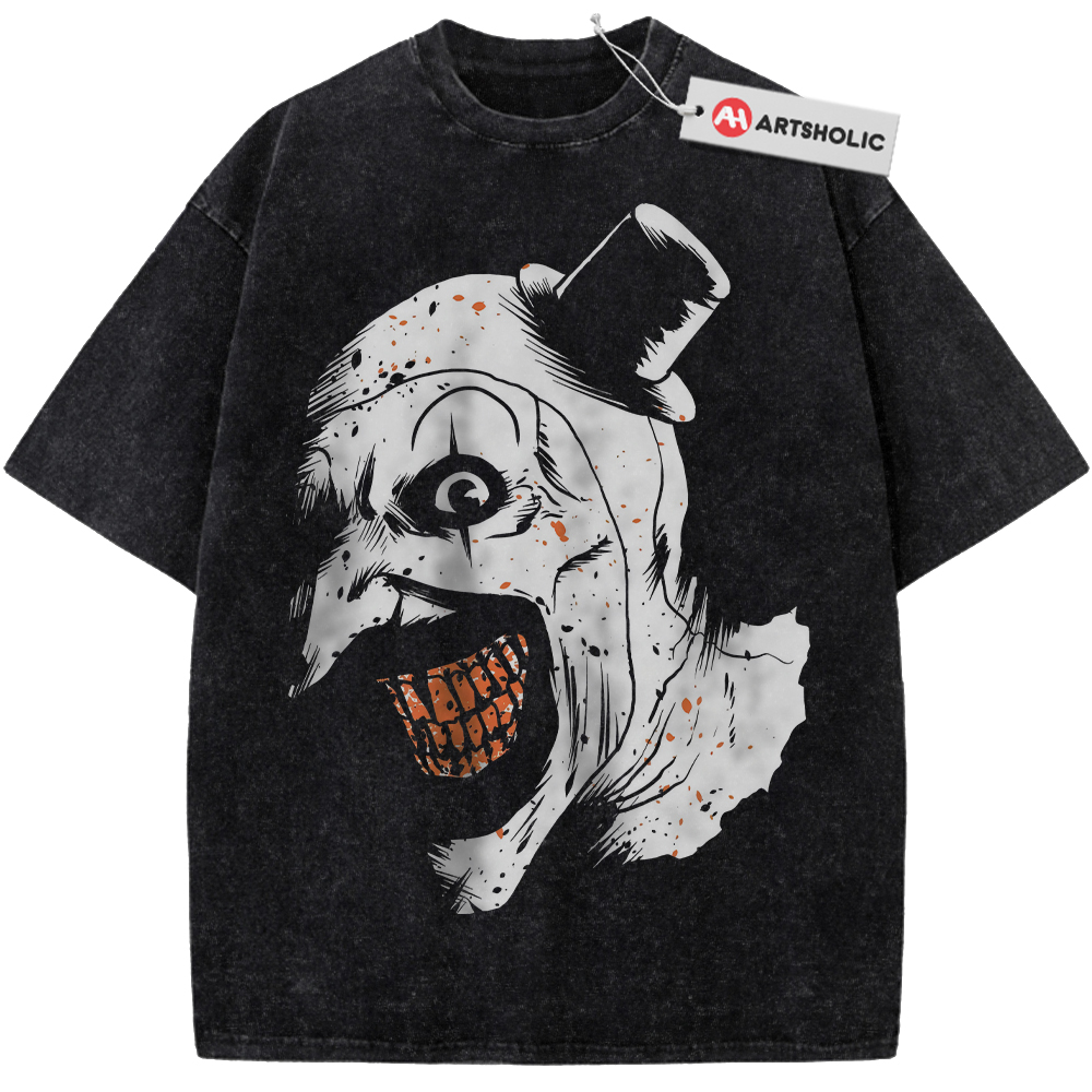 Art the Clown Shirt, Terrifier Shirt, Halloween Shirt, Horror Movie Shirt, Vintage T-Shirt