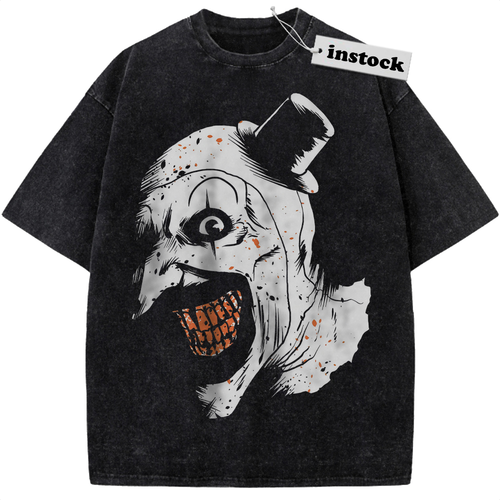 Art the Clown Shirt, Terrifier Shirt, Halloween Shirt, Horror Movie Shirt, Vintage T-Shirt