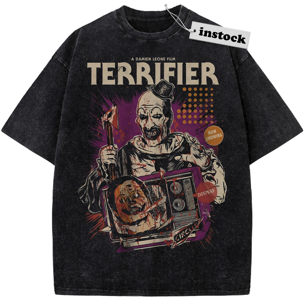 Art the Clown Shirt, Terrifier Shirt, Horror Movie Shirt, Vintage Tee