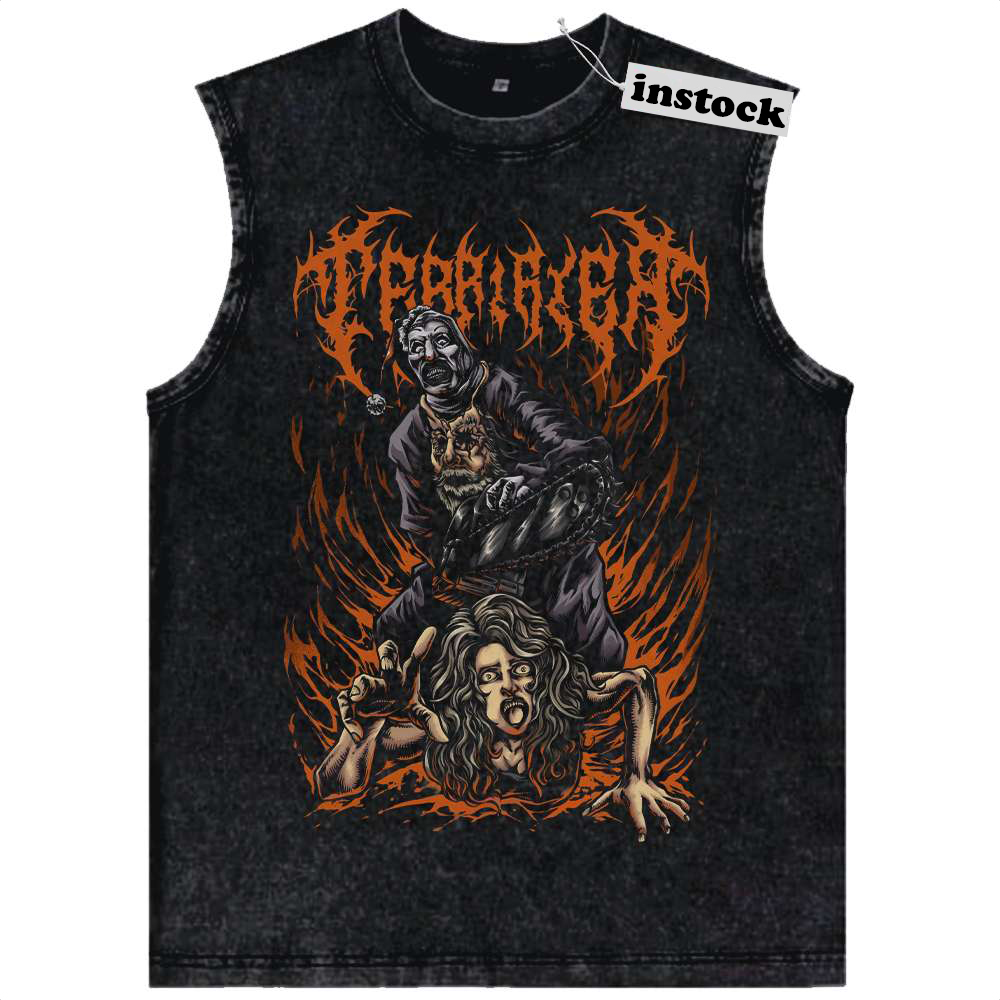 Art the Clown Tank Top, Terrifier Tank Top, Halloween Tank Top, Horror Tank Top, Vintage Tank Top