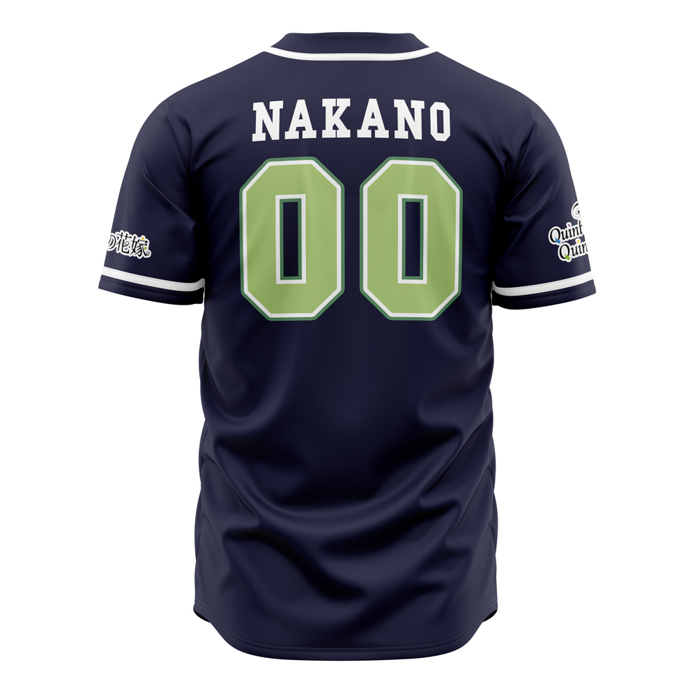 Alternative view of Asahiyama High School The Quintessential Quintuplets Baseball Jersey