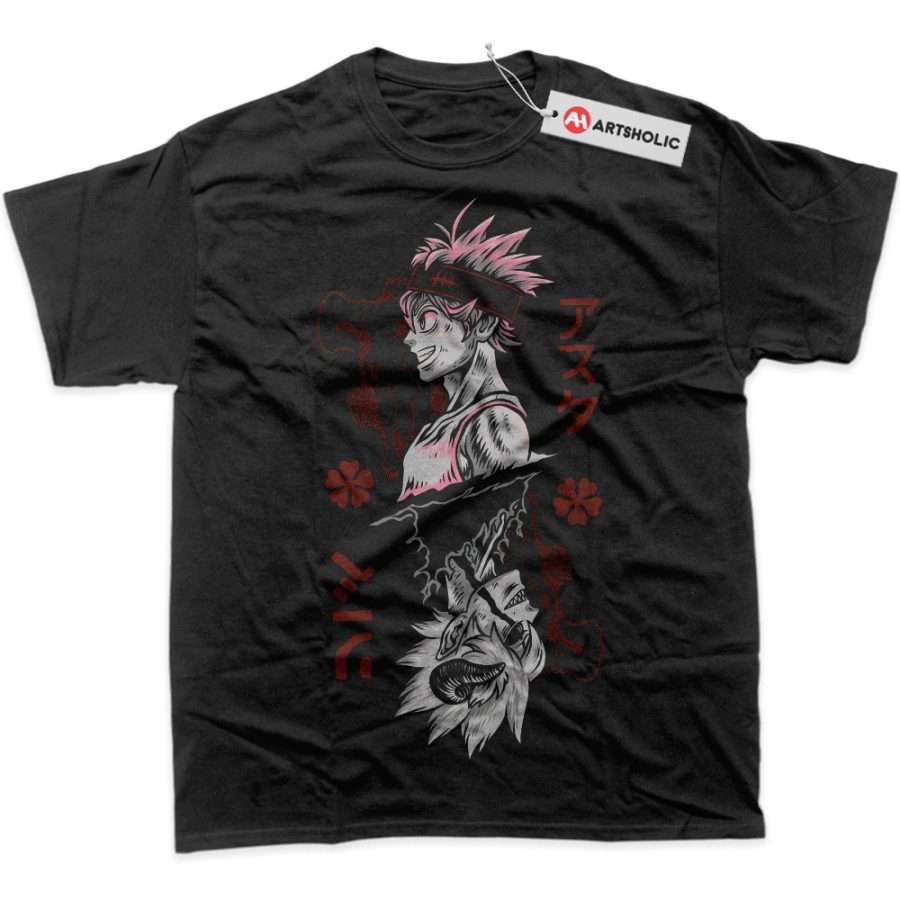 Alternative view of Asta Shirt, Black Clover Shirt, Anime Shirt, Graphic T-Shirt