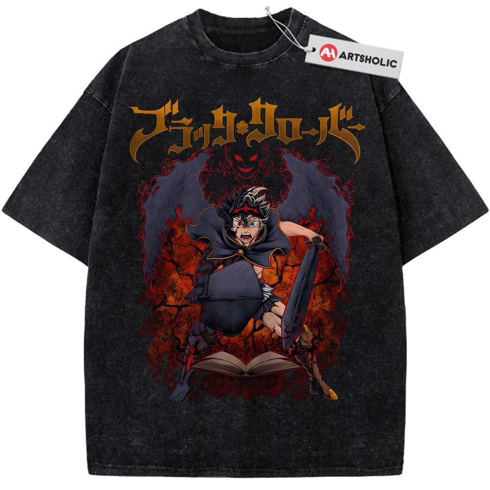 Asta Shirt, Black Clover Shirt, Anime Shirt, Vintage T-Shirt