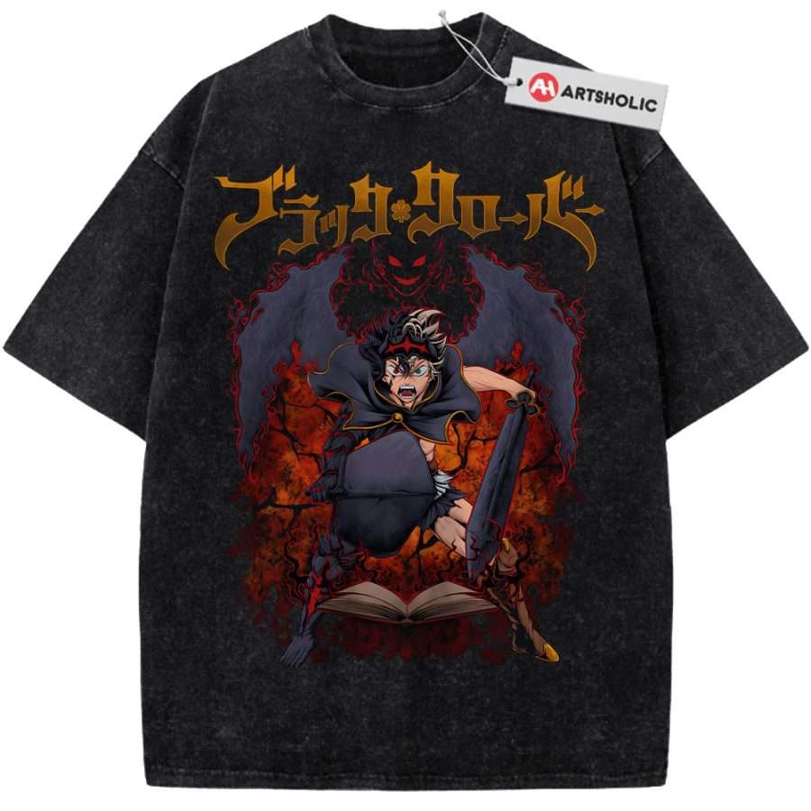 Alternative view of Asta Shirt, Black Clover Shirt, Anime Shirt, Vintage T-Shirt