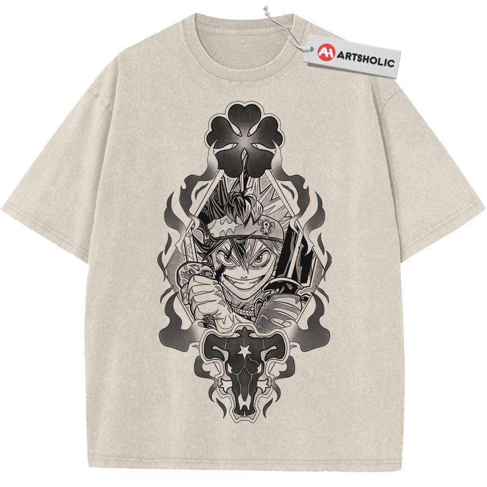 Asta Shirt, Black Clover Shirt, Anime Shirt, Vintage Tee