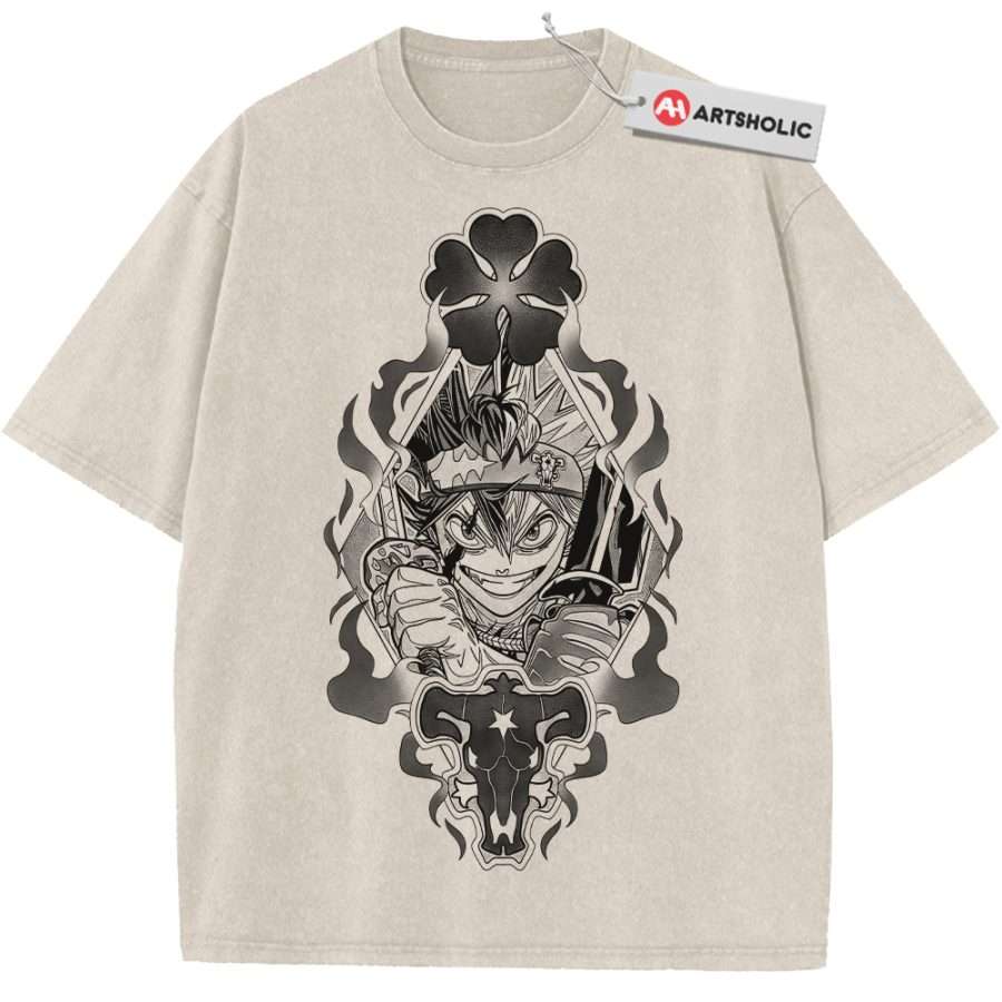 Alternative view of Asta Shirt, Black Clover Shirt, Anime Shirt, Vintage Tee