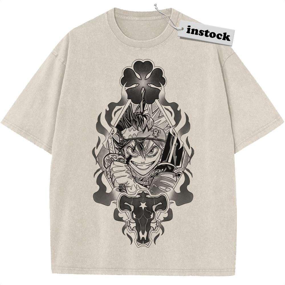 Asta Shirt, Black Clover Shirt, Anime Shirt, Vintage Tee