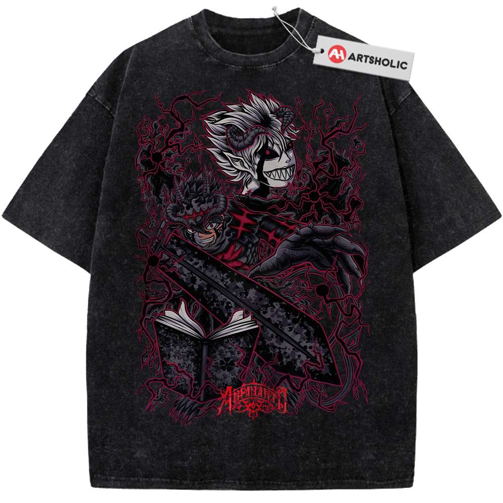 Asta Shirt, Black Clover Shirt, Anime Shirt, Vintage Tee
