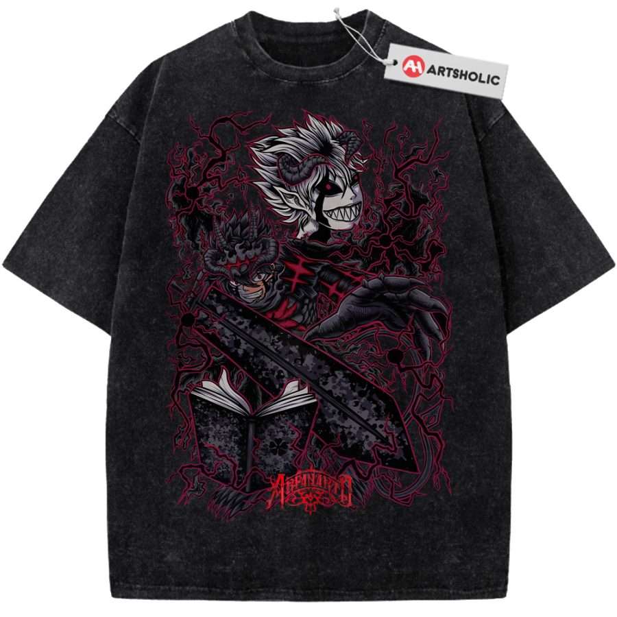 Alternative view of Asta Shirt, Black Clover Shirt, Anime Shirt, Vintage Tee