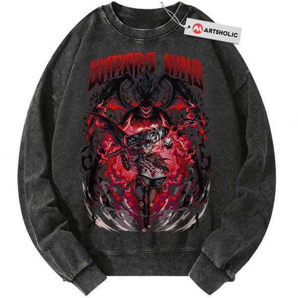 Asta Sweatshirt, Black Clover Sweatshirt, Anime Sweatshirt, Vintage Sweater