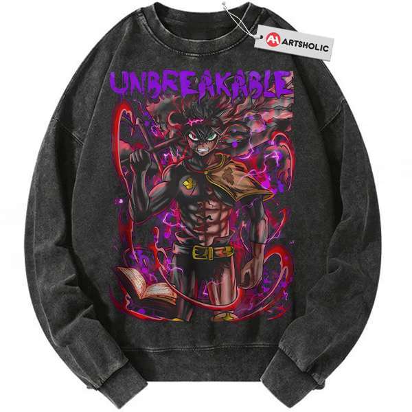 Asta Sweatshirt, Black Clover Sweatshirt, Anime Sweatshirt, Vintage Sweatshirt