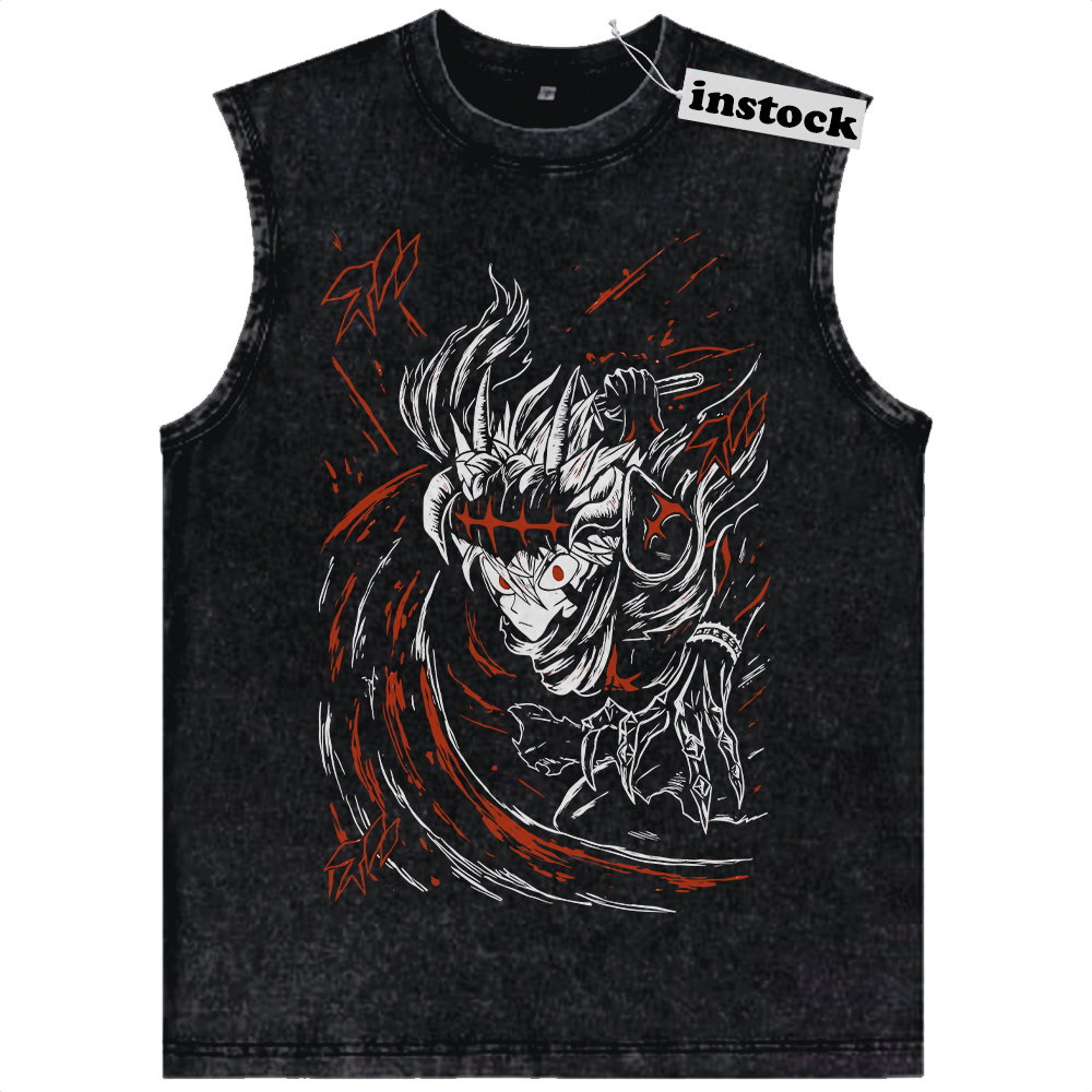 Asta Tank Top, Black Clover Tank Top, Anime Tank Top, Vintage Tank Top