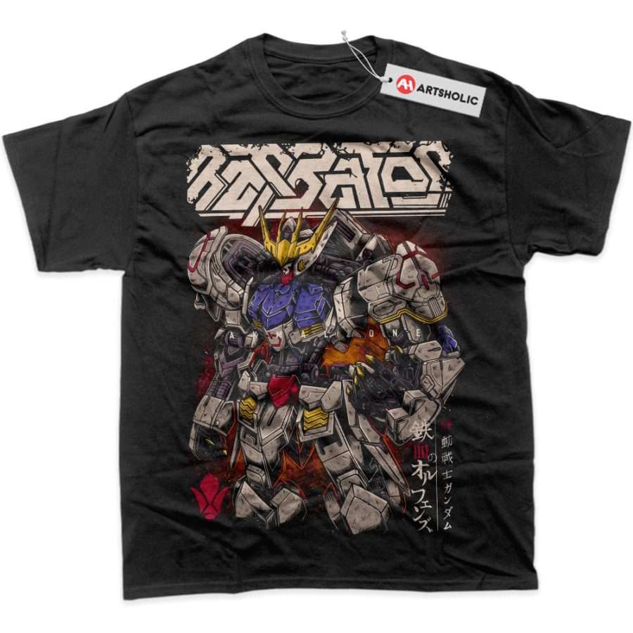 Alternative view of ASW-G-08 Gundam Barbatos Shirt, The Gundam Shirt, Anime Shirt, Graphic Tee