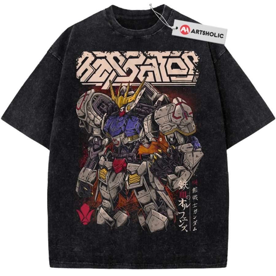 Alternative view of ASW-G-08 Gundam Barbatos Shirt, The Gundam Shirt, Anime Shirt, Vintage Tee
