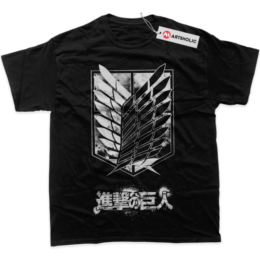 Alternative view of Attack On Titan Shirt, AOT Shirt, Anime Shirt, Graphic T-Shirt